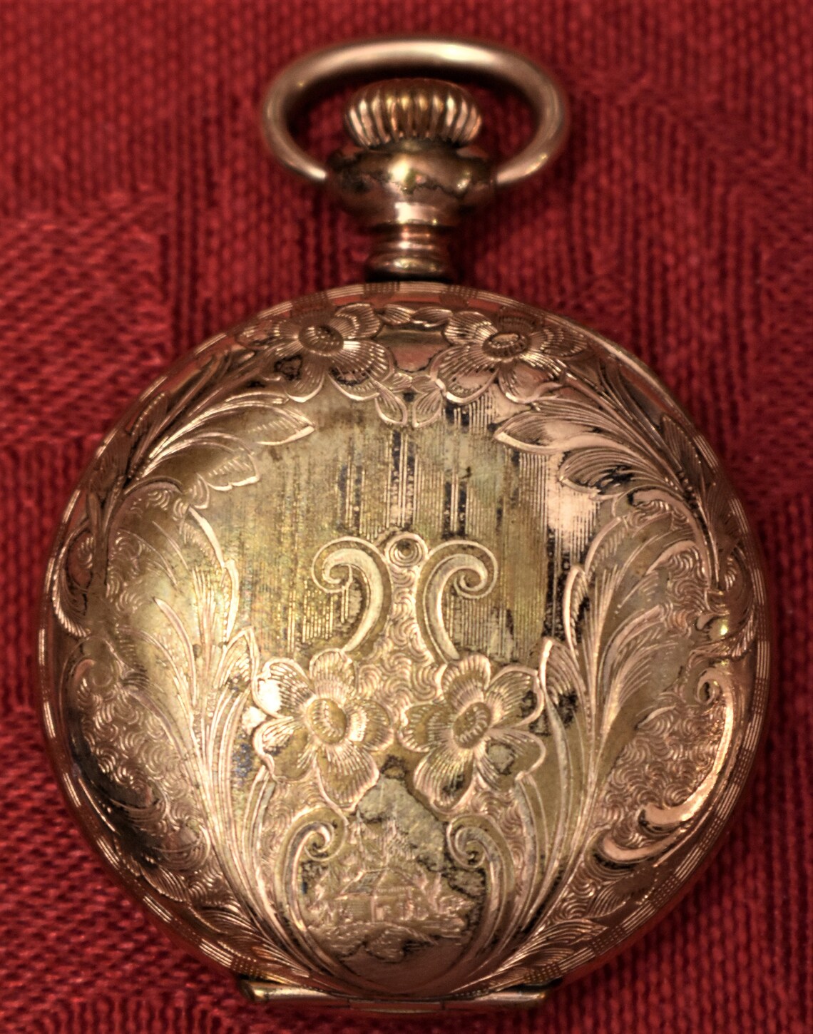 Antique Waltham Ladies Gold Filled Pocket Watch Etsy