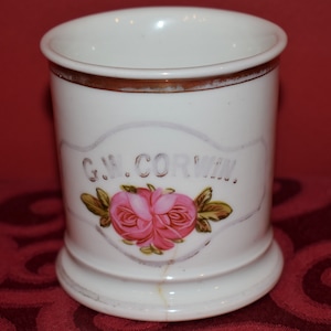 Vintage Personal Shaving Mug for G.W. Corwin