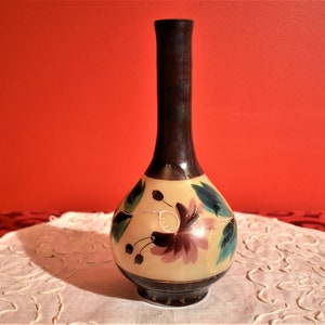 Antieke Bristol Glas Bloemen Melk Glas Kapper Fles