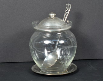 Antique Jam Jar Server