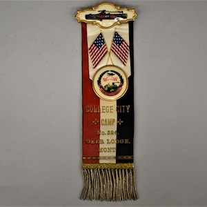 Antique Delegate Ribbon/Badge for Woodman of the World