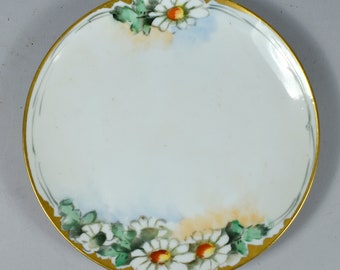 Antique Nippon Hand Painted Decorative Daisy Dish