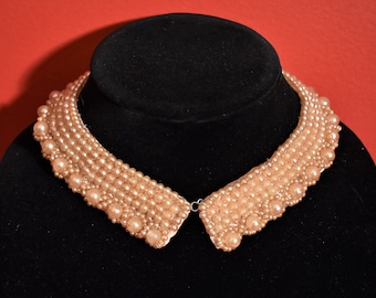 Simply Elegant Faux Pearl Choker Necklace
