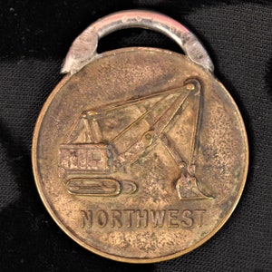 Antique Advertising Pocket Watch Fob for Gerlinger Steel & Supply Co. Redding, California