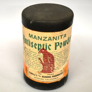 Antique Drug Store Antiseptic Powder Box