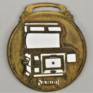 Antique Advertising Watch Fob for Six Metal Sanico Industries