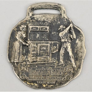 Antique Advertising Watch Fob for the Malleable Steel Range Mfg Co.