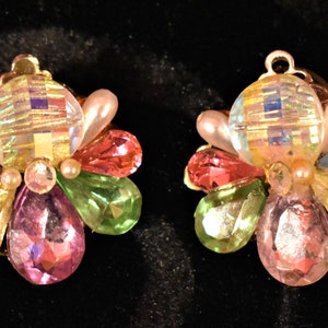Vintage Pastel Stone Post Style Earrings