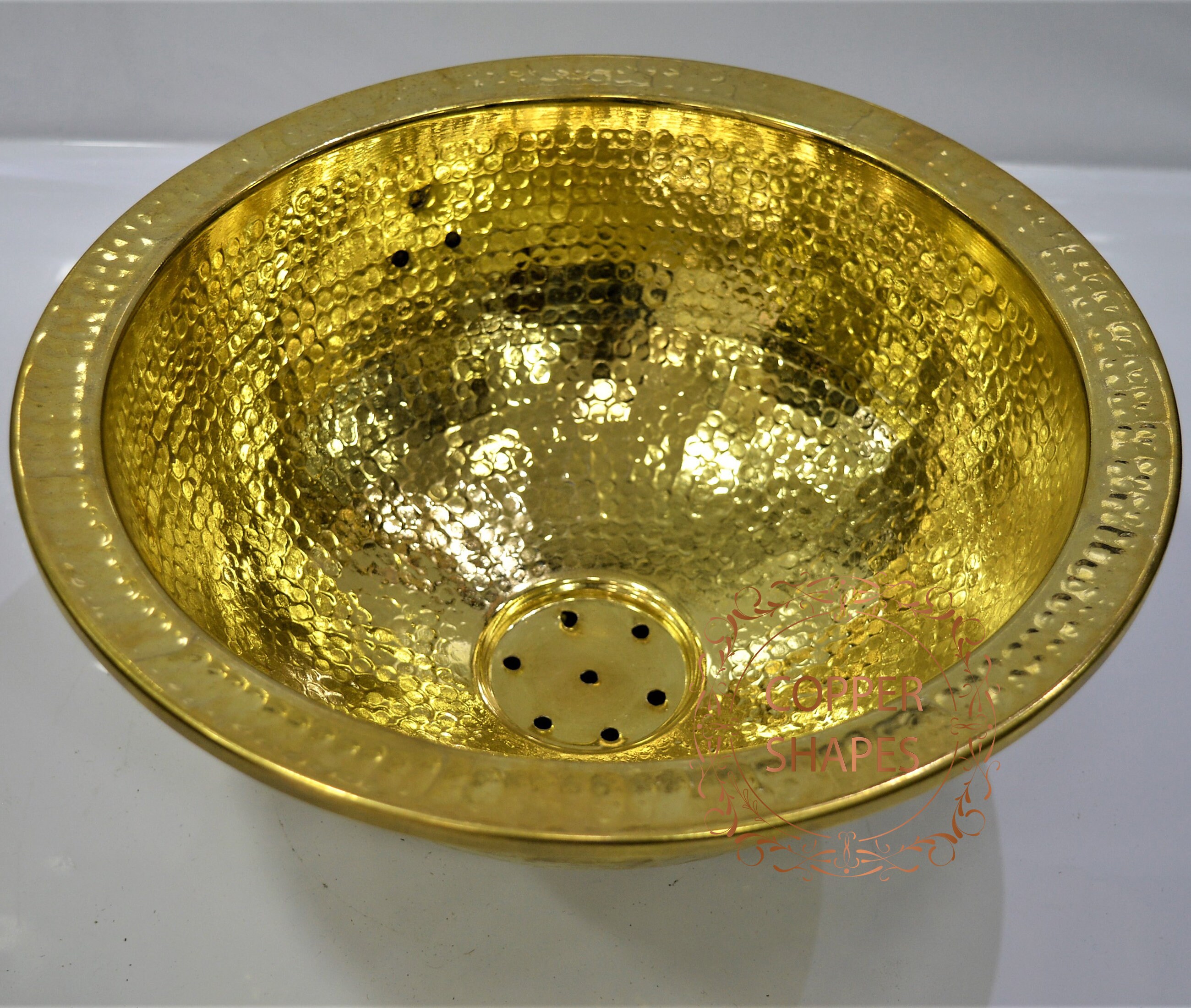 Gehämmertes Waschbecken aus Messing handgefertigt In | Etsy
