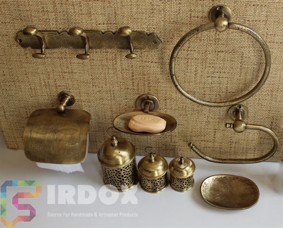 Oil Rubbed Bronze Bathroom Accessories Set,Robe hook,Paper Holder