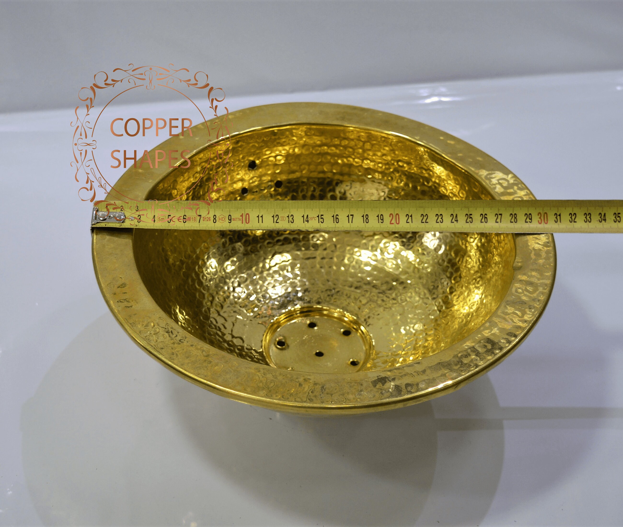 Gehämmertes Waschbecken aus Messing handgefertigt In | Etsy