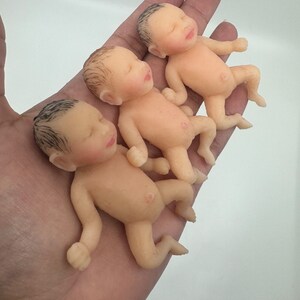 Mini Silicone Baby 3 inch image 7