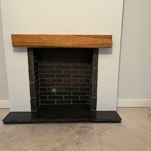 Fireplace mantelpiece oak