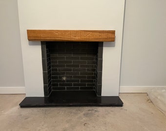Fireplace mantelpiece oak