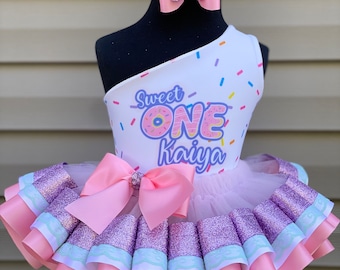 Sweet One Tutu | Donut Birthday Outfit | Candy Birthday Outfit