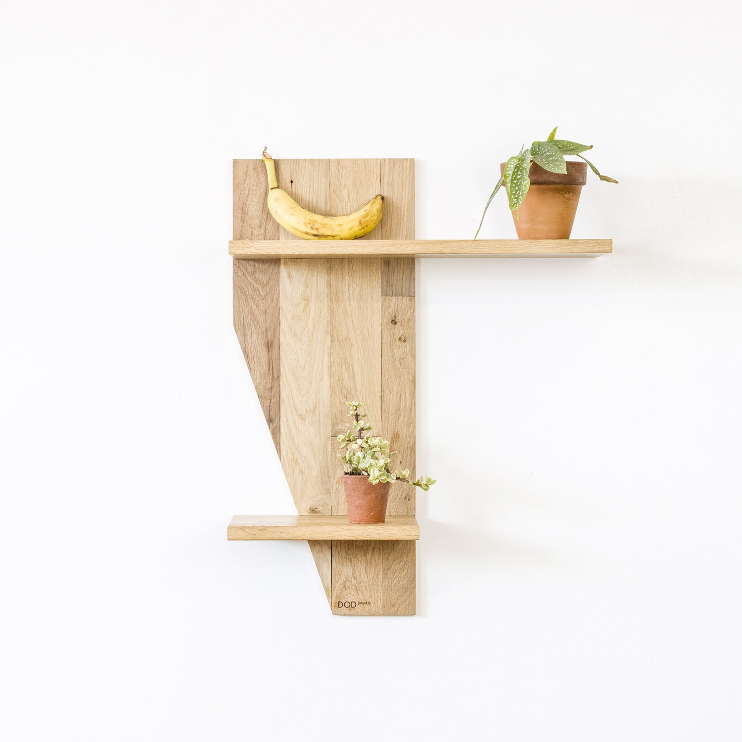 Etagère Contemporaine en Chene Recyclé Pour Votre Décoration, Upcycling