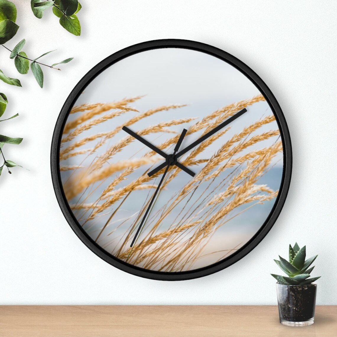 Beach Wall Clock Coastal Wall Clock Nautical Decor Etsy