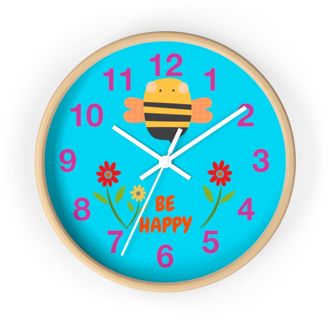 Bumble Bee Clock Children's Room Bee Clock 10 Etsy