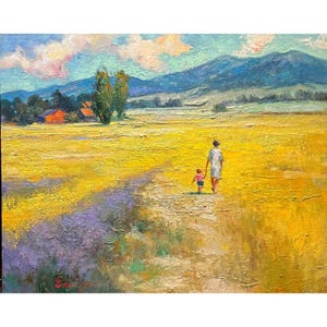 Daffodils Oil Painting: Impressionist Floral Art, 20x16 Canvas
