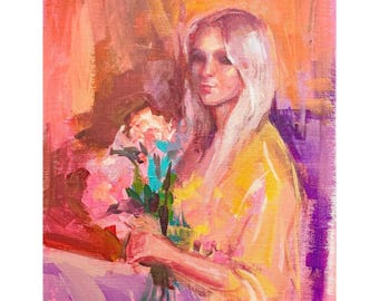 Figurative Oil Painting Custom portrait painting Impressionist Art