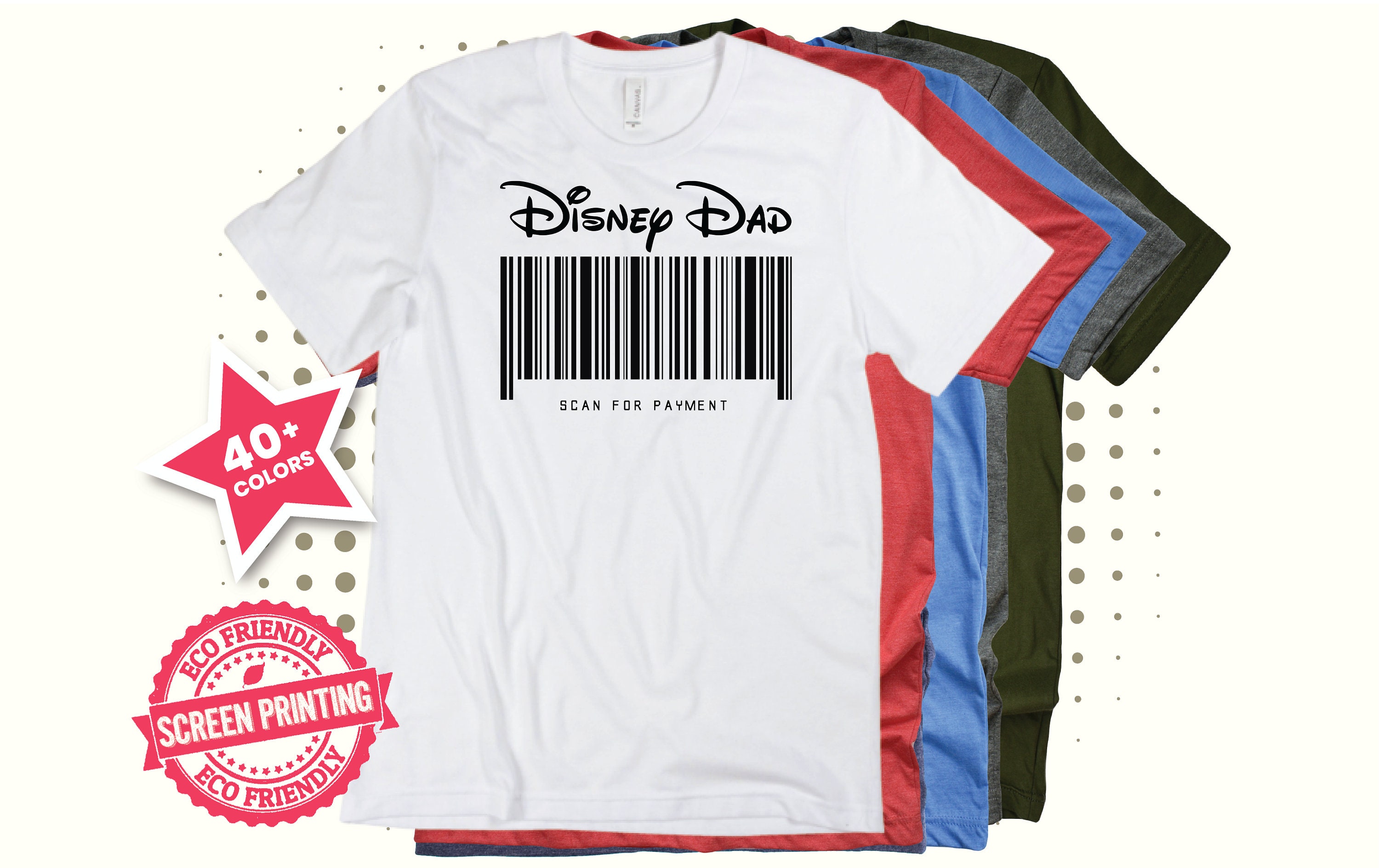 Disney Dad Shirt Scan for Payment Shirt Disney Dad Scan for Etsy