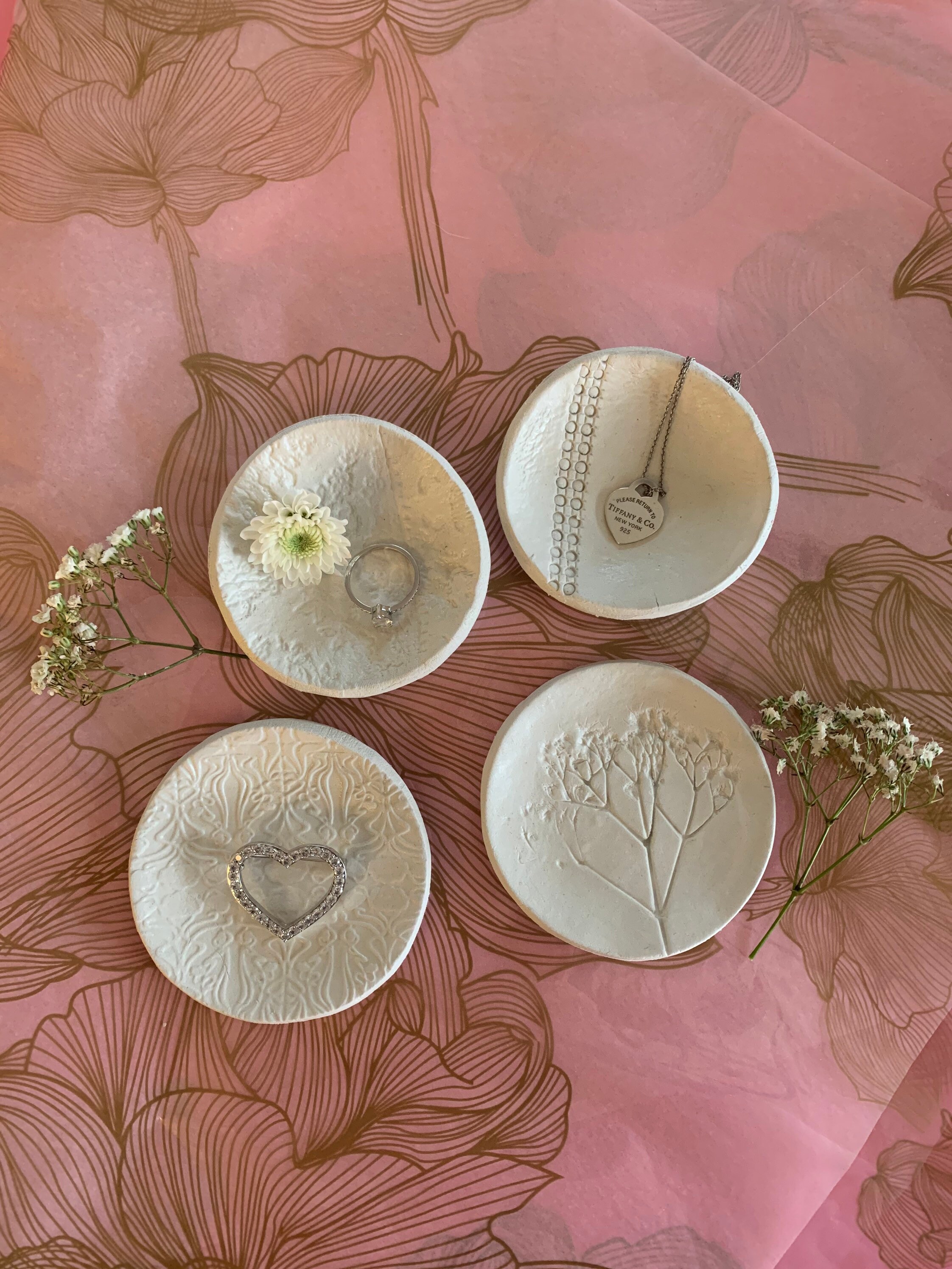 Handmade Clay Trinket Dishes Etsy