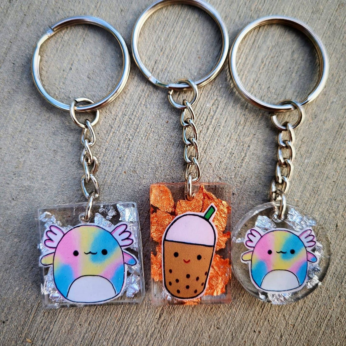 Squishmallow Resin Art Keychains Etsy