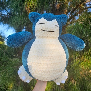 I Made a Giant Snorlax Crochet Plush! : r/pokemon