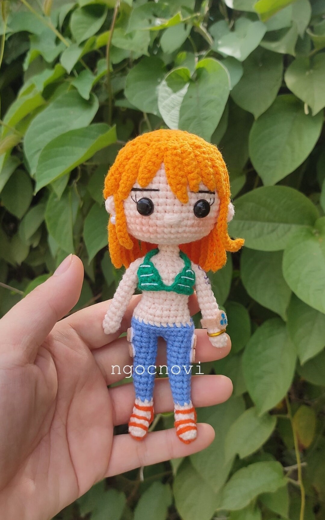 Super Soft Crochet One Piece Nami Plush Etsy
