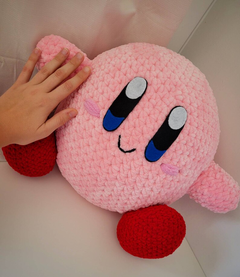 Super Soft Kirby Crochet Plush Etsy