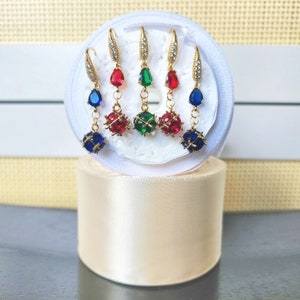 Iron Clad Zircon Earrings