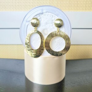 Golden Brushed Earrings
