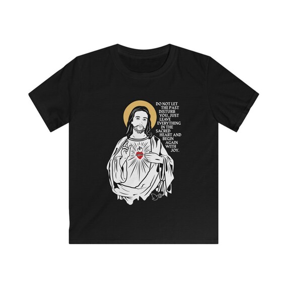 Sacred Heart of Jesus Christ Kids T-shirt - Etsy