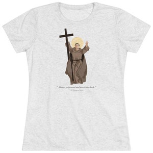 Women&#39;s Saint Junipero Serra Premium T-Shirt