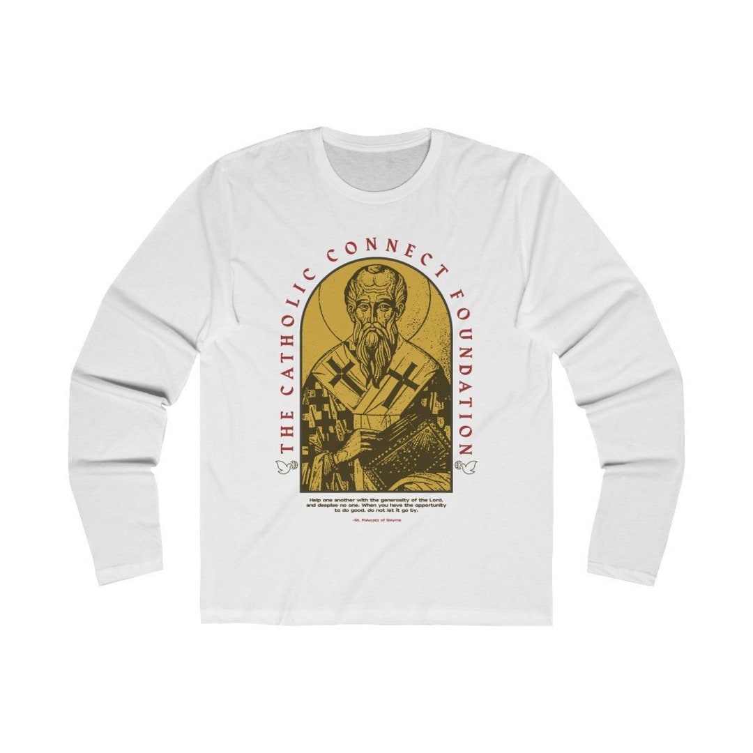 Men's Saint Polycarp of Smyrna Premium Long Sleeve - Etsy