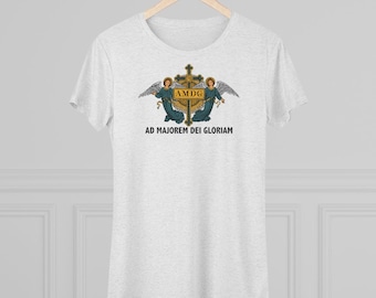 レディース AMDG プレミアム Tシャツ