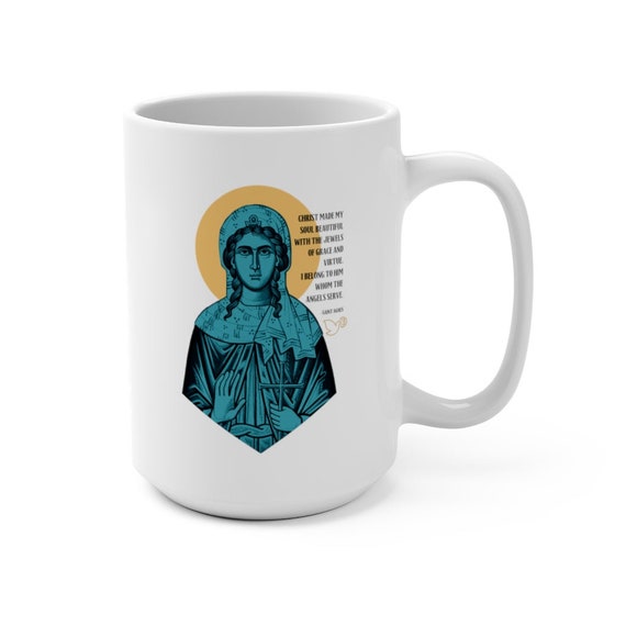 Saint Agnes of Rome Coffee Mug 15oz - Etsy