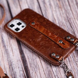 Crossbody strap Phone Cover Samsung Galaxy S26 Ultra Galaxy S26 Galaxy S26+ case leather Free Custom Hand Holder 14DHSS04 image 4
