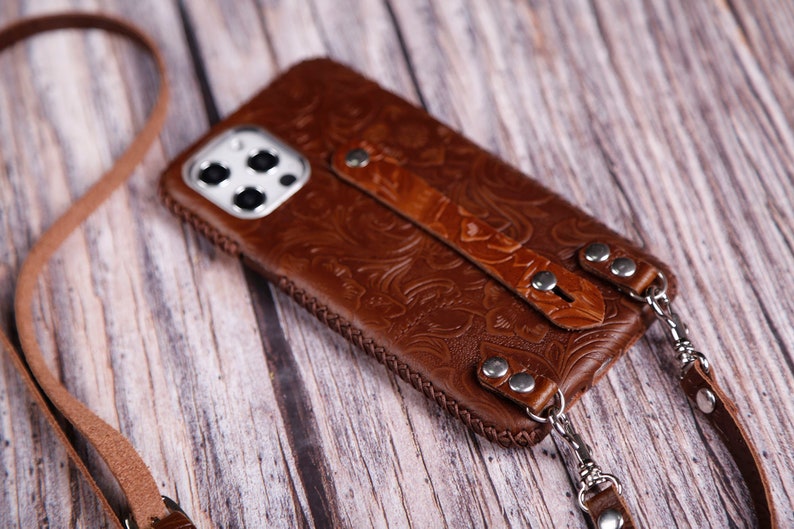 Crossbody strap Phone Cover Samsung Galaxy S26 Ultra Galaxy S26 Galaxy S26+ case leather Free Custom Hand Holder 14DHSS04 image 4