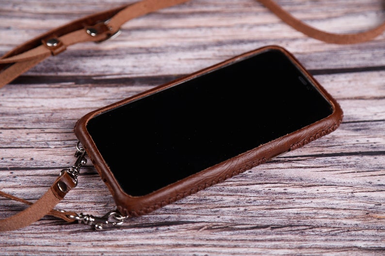 Crossbody strap Phone Cover Samsung Galaxy S26 Ultra Galaxy S26 Galaxy S26+ case leather Free Custom Hand Holder 14DHSS04 image 2