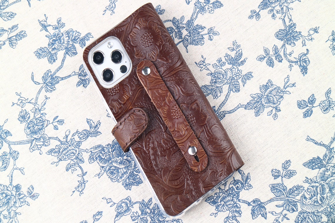 Custom Fold Case iPhone Xs max leather caseiPhone SE 2020 6 7 Etsy