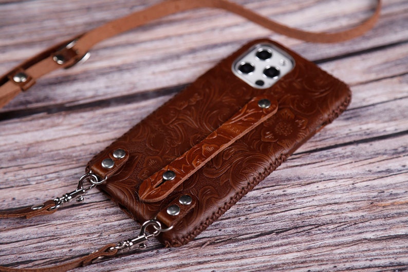 Crossbody strap Phone Cover Samsung Galaxy S26 Ultra Galaxy S26 Galaxy S26+ case leather Free Custom Hand Holder 14DHSS04 image 1