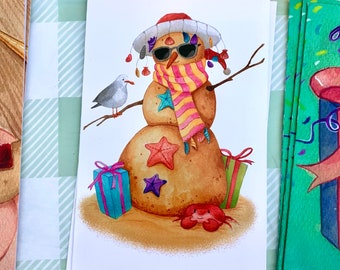 Sand Person Greeting Card