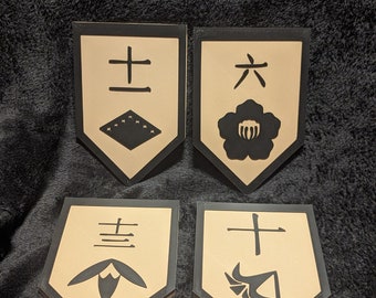 Réplica de insignia de teniente para cosplay
