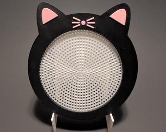 Tablero de exhibición de pins pequeños con temática de gatos