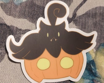 Lindo amigo calabaza Pegatina