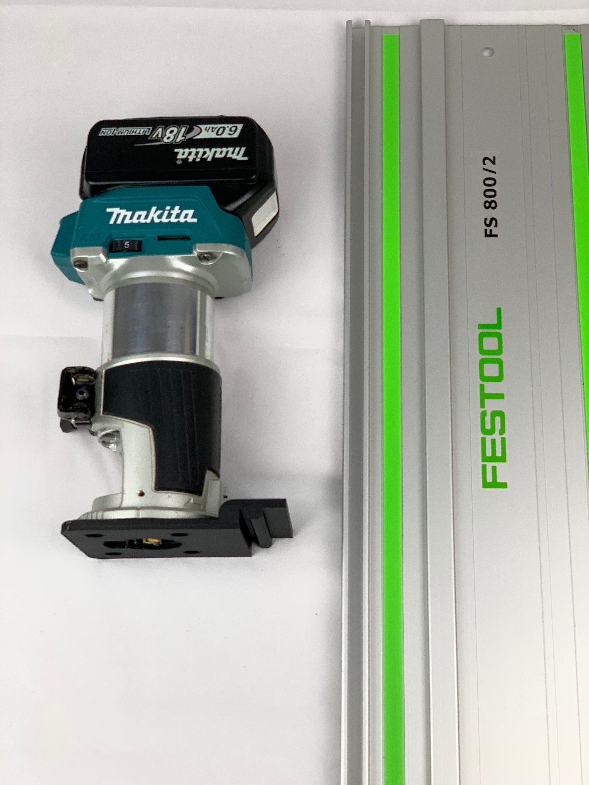 Adattatore Per Guida Per Compatibile Con Makita Fresa Superiore Per Compatibile Con 18 V RT0701C XTR01Z DRT50 RT0700C - Foto 10