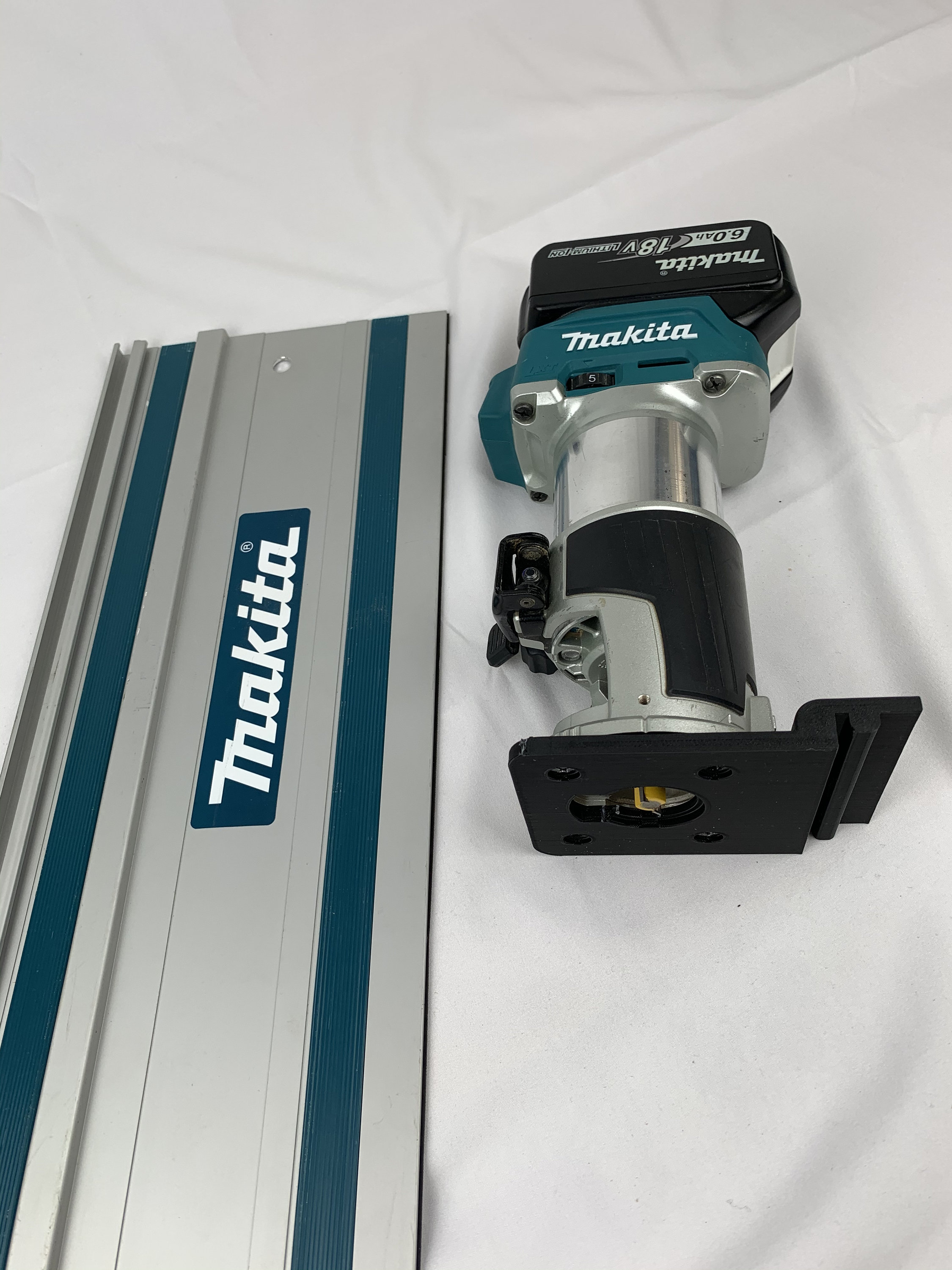 Makita DRT50Z RT0700CX Router Adaptor To Makita Track Guide Etsy