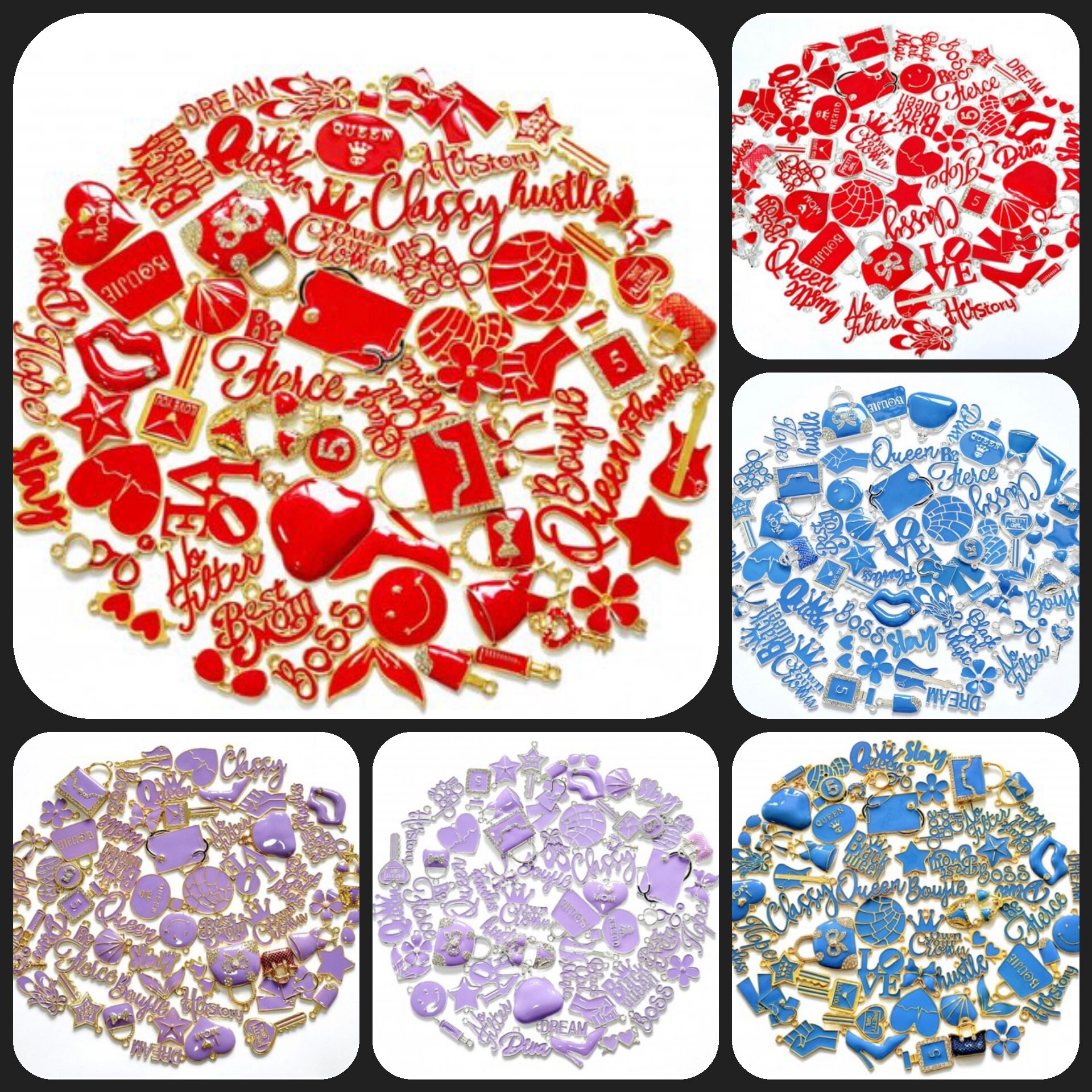 Mixed Charms Non-designer Charms Wholesale Charms Bling - Etsy