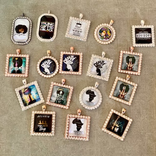 Black Culture Charms Black Girl Magic Charms Black History Etsy